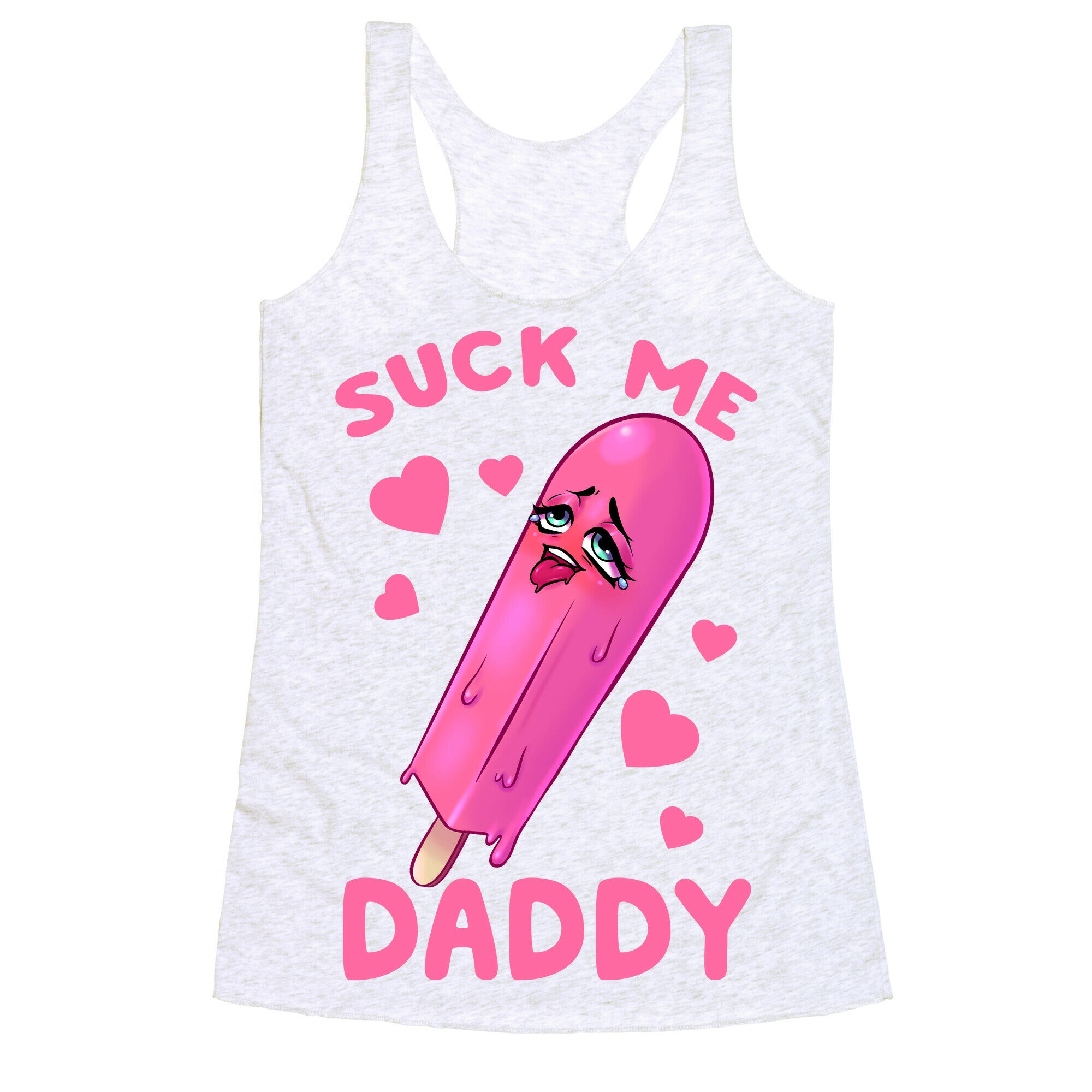 Suck Me Daddy Racerback Tank